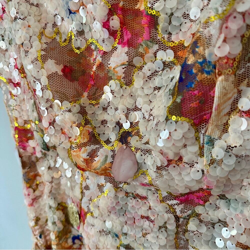 The Dolls House Cindy Dress Embelished Sequin Ocean Seashell Small - Picture 4 of 8
